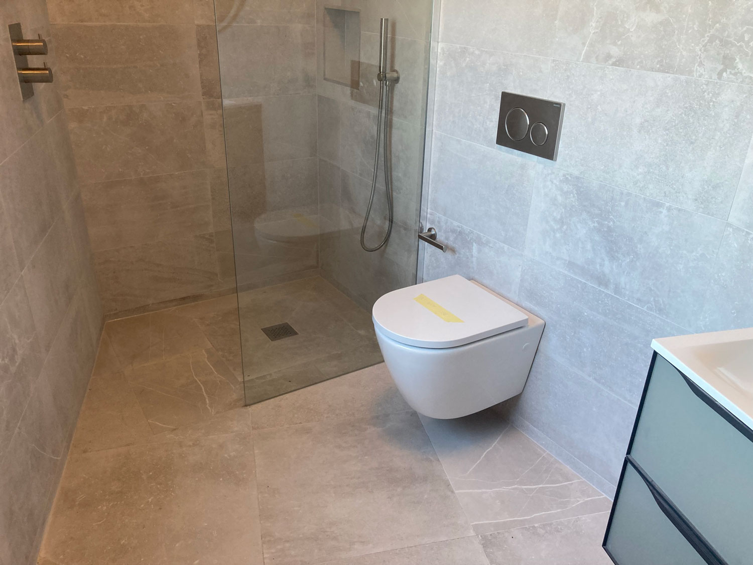 Toilet in Bathroom renovation project in Sutton, Dublin