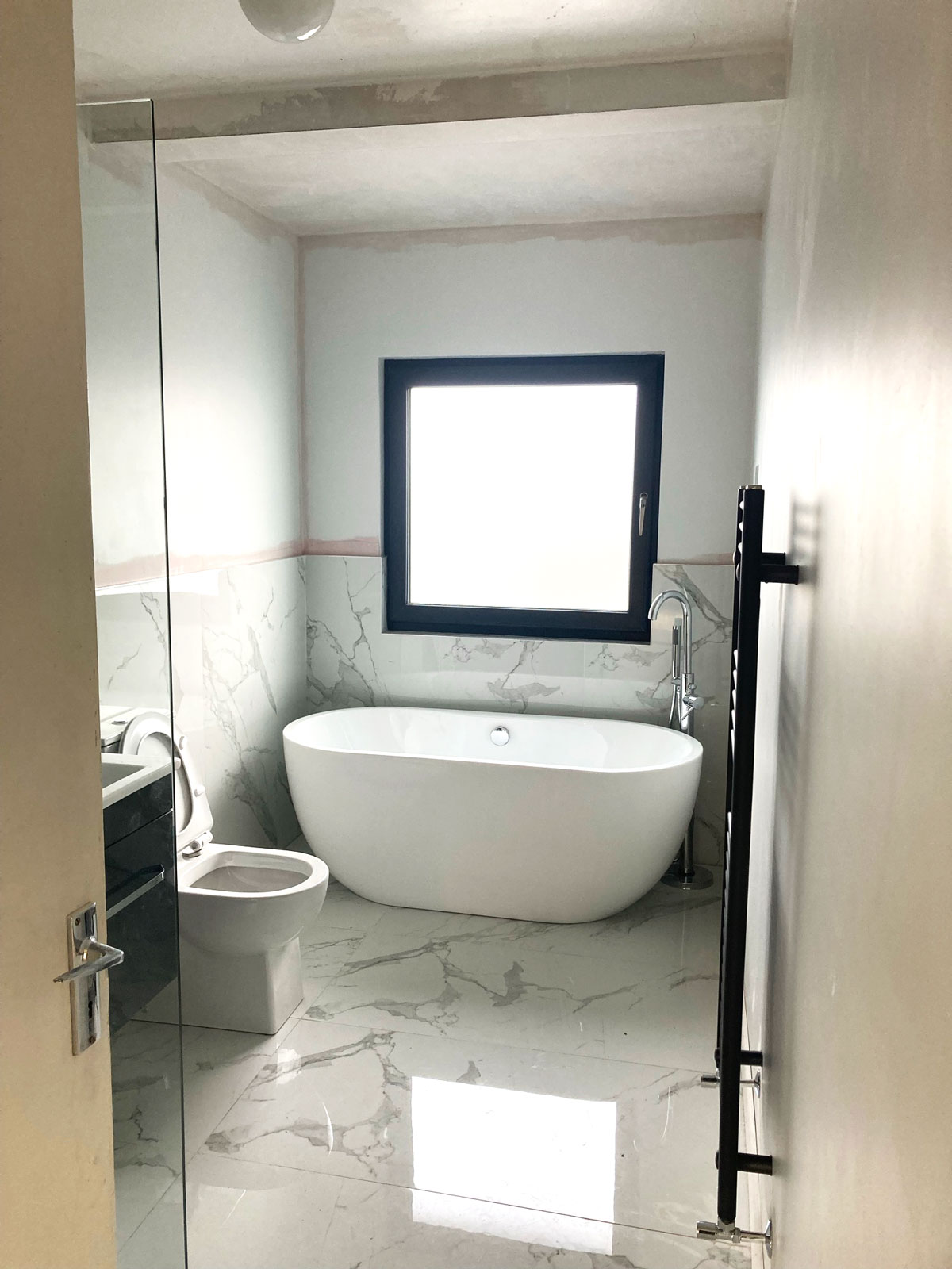 Construction of Bathroom project in Sutton Park, Dublin