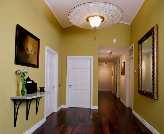 Hallway of the renovation by Atfar Construction