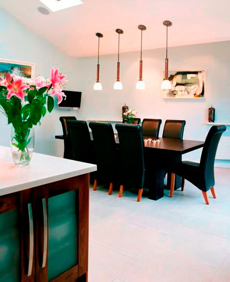 Kitchen in the renovation by Atfar Construction