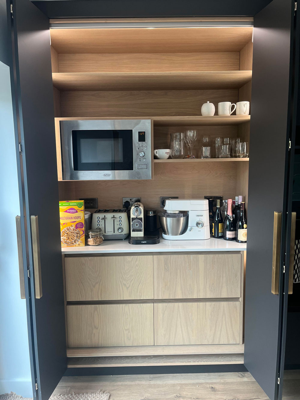 Cupboard in Kitchen in renovation project by Atfar Construction